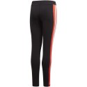 Adidas Spodnie dla dzieci adidas Yg Lin 3s Tight czarno-czerwone GD6214