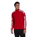 Adidas teamwear Bluza męska adidas Squadra 21 Training Top czerwona GP6472