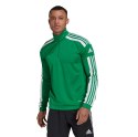 Adidas teamwear Bluza męska adidas Squadra 21 Training Top zielona GP6473