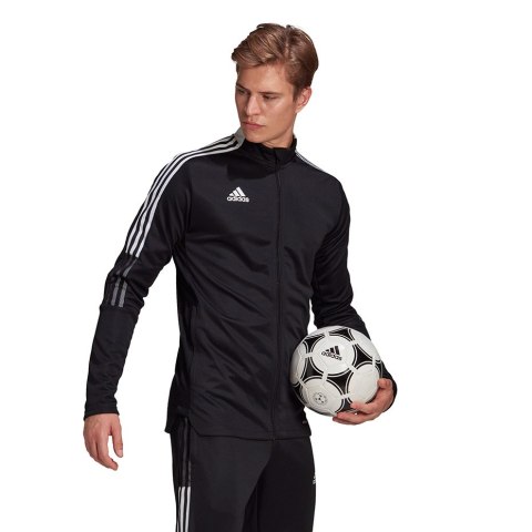 Adidas teamwear Bluza męska adidas Tiro 21 Track czarna GM7319 Adidas teamwear Bluza męska adidas Tiro 21 Track czarna GM7319