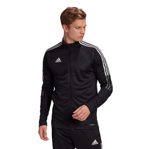 Adidas teamwear Bluza męska adidas Tiro 21 Track czarna GM7319 Adidas teamwear Bluza męska adidas Tiro 21 Track czarna GM7319
