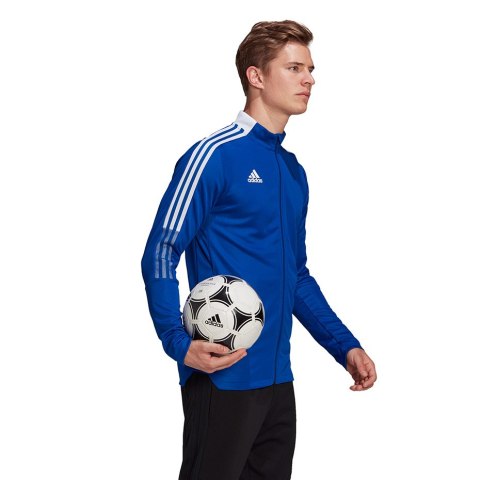Adidas teamwear Bluza męska adidas Tiro 21 Track niebieska GM7320 Adidas teamwear Bluza męska adidas Tiro 21 Track niebieska GM7320