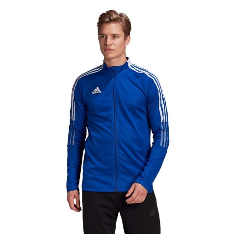 Adidas teamwear Bluza męska adidas Tiro 21 Track niebieska GM7320 Adidas teamwear Bluza męska adidas Tiro 21 Track niebieska GM7320