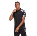 Adidas teamwear Koszulka męska adidas Squadra 21 Polo czarna GK9556