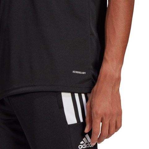 Adidas teamwear Koszulka męska adidas Squadra 21 Polo czarna GK9556 Adidas teamwear Koszulka męska adidas Squadra 21 Polo czarna GK9556