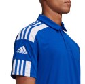 Adidas teamwear Koszulka męska adidas Squadra 21 Polo niebieska GP6427