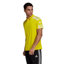 Adidas teamwear Koszulka męska adidas Squadra 21 Polo żółta GP6428