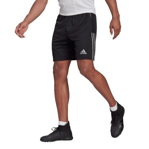 Adidas teamwear Spodenki męskie adidas Tiro Short Reflective Wording GQ1038 Adidas teamwear Spodenki męskie adidas Tiro Short Reflective Wording GQ1038