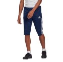 Adidas teamwear Spodnie męskie adidas Tiro 21 3/4 granatowe GH4473