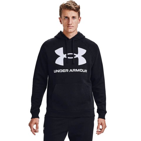 Under Armour Bluza męska Under Armour Rival Fleece Big Logo HD czarna 1357093 001 Under Armour Bluza męska Under Armour Rival Fleece Big Logo HD czarna 1357093 001