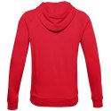 Under Armour Bluza męska Under Armour Rival Fleece Hoodie czerwona 1357092 600