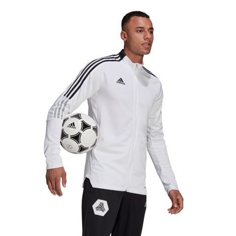 Adidas teamwear Bluza męska adidas Tiro 21 Track biała GM7309 Adidas teamwear Bluza męska adidas Tiro 21 Track biała GM7309