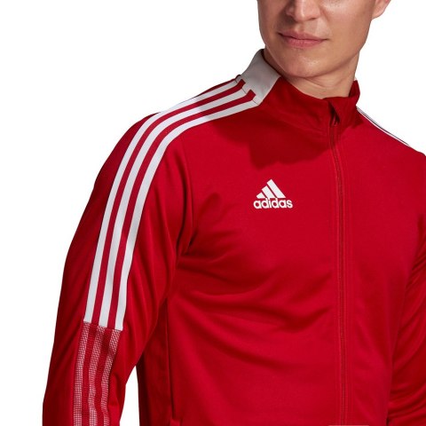Adidas teamwear Bluza męska adidas Tiro 21 Track czerwona GM7308 Adidas teamwear Bluza męska adidas Tiro 21 Track czerwona GM7308