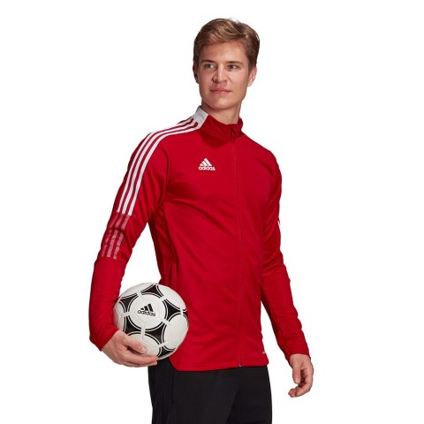 Adidas teamwear Bluza męska adidas Tiro 21 Track czerwona GM7308 Adidas teamwear Bluza męska adidas Tiro 21 Track czerwona GM7308