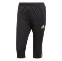 Adidas teamwear Spodnie męskie adidas Tiro 21 3/4 czarne GM7375