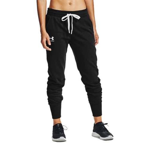 Under Armour Spodnie damskie Under Armour Rival Fleece czarne 1356416 001 Under Armour Spodnie damskie Under Armour Rival Fleece czarne 1356416 001