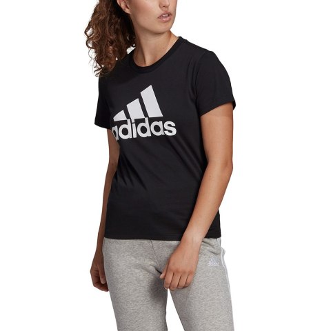 Adidas Koszulka damska adidas Essentials Regular T-Shirt czarna GL0722 Adidas Koszulka damska adidas Essentials Regular T-Shirt czarna GL0722