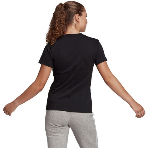 Adidas Koszulka damska adidas Essentials Regular T-Shirt czarna GL0722 Adidas Koszulka damska adidas Essentials Regular T-Shirt czarna GL0722