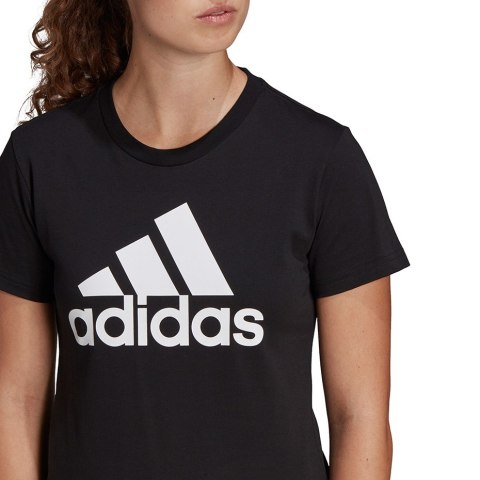 Adidas Koszulka damska adidas Essentials Regular T-Shirt czarna GL0722 Adidas Koszulka damska adidas Essentials Regular T-Shirt czarna GL0722