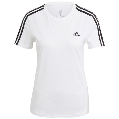 Adidas Koszulka damska adidas Essentials Slim T-Shirt biała GL0783