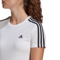 Adidas Koszulka damska adidas Essentials Slim T-Shirt biała GL0783