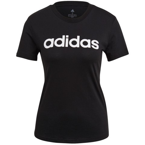 Adidas Koszulka damska adidas Essentials Slim T-Shirt czarna GL0769