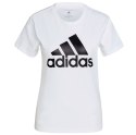 Adidas Koszulka damska adidas Loungewear Essentials Logo Tee biała GL0649