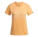 Adidas Koszulka damska adidas Outlined Floral Graphic T-Shirt żółta GL1030