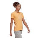 Adidas Koszulka damska adidas Outlined Floral Graphic T-Shirt żółta GL1030