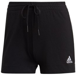 Adidas Spodenki damskie adidas Essentials Slim Shorts czarno-białe GM5523