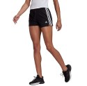 Adidas Spodenki damskie adidas Essentials Slim Shorts czarno-białe GM5523 Adidas Spodenki damskie adidas Essentials Slim Shorts czarno-białe GM5523