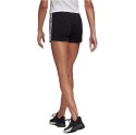 Adidas Spodenki damskie adidas Essentials Slim Shorts czarno-białe GM5523 Adidas Spodenki damskie adidas Essentials Slim Shorts czarno-białe GM5523