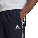 Adidas Spodnie męskie adidas Essentials Tapered Cuff 3 Stripes Pants granatowe GK8981 Adidas Spodnie męskie adidas Essentials Tapered Cuff 3 Stripes Pants granatowe GK8981
