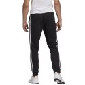Adidas Spodnie męskie adidas Essentials Tapered Cuff 3 Stripes czarne GK8831