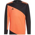 Adidas teamwear Bluza bramkarska dla dzieci adidas Squadra 21 GoalKeeper Jersey Youth pomarańczowo-czarna GK9806