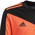 Adidas teamwear Bluza bramkarska dla dzieci adidas Squadra 21 GoalKeeper Jersey Youth pomarańczowo-czarna GK9806