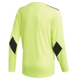 Adidas teamwear Bluza bramkarska dla dzieci adidas Squadra 21 Goalkeeper Jersey Youth czarno-limonkowa GN5794