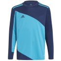 Adidas teamwear Bluza bramkarska dla dzieci adidas Squadra 21 Goalkepper Jersey Youth niebiesko-granatowa GN6947