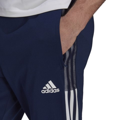 Adidas teamwear Spodnie męskie adidas Tiro 21 Track Pants granatowe GE5425 Adidas teamwear Spodnie męskie adidas Tiro 21 Track Pants granatowe GE5425