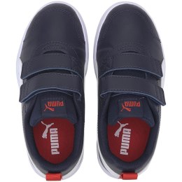 Puma Buty dla dzieci Puma Courtflex v2 V PS granatowo-białe 371543 01