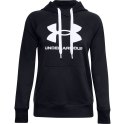 Under Armour Bluza damska Under Armour Rival Fleece Logo Hoodie głęboka czerń 1356318 001