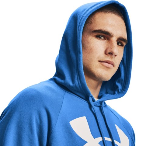 Under Armour Bluza męska Under Armour Rival Fleece Big Logo HD jasny niebieski 1357093 787 Under Armour Bluza męska Under Armour Rival Fleece Big Logo HD jasny niebieski 1357093 787