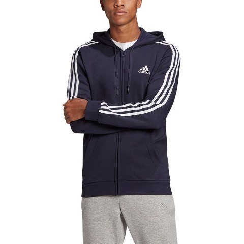 Adidas Bluza męska adidas Essentials Full-Zip Hoodie granatowa GK9053 Adidas Bluza męska adidas Essentials Full-Zip Hoodie granatowa GK9053