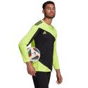 Adidas teamwear Bluza bramkarska męska adidas Squadra 21 Goalkeeper Jersey czarno-limonkowa GN5795 Adidas teamwear Bluza bramkarska męska adidas Squadra 21 Goalkeeper Jersey czarno-limonkowa GN5795