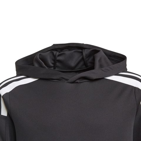 Adidas teamwear Bluza dla dzieci adidas Squadra 21 Hoody Youth czarna GK9544 Adidas teamwear Bluza dla dzieci adidas Squadra 21 Hoody Youth czarna GK9544