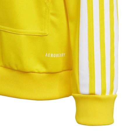 Adidas teamwear Bluza dla dzieci adidas Squadra 21 Hoody Youth żółta GP6431 Adidas teamwear Bluza dla dzieci adidas Squadra 21 Hoody Youth żółta GP6431