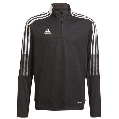 Adidas teamwear Bluza dla dzieci adidas Tiro 21 Training Top Youth czarna GM7325 Adidas teamwear Bluza dla dzieci adidas Tiro 21 Training Top Youth czarna GM7325