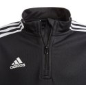 Adidas teamwear Bluza dla dzieci adidas Tiro 21 Training Top Youth czarna GM7325 Adidas teamwear Bluza dla dzieci adidas Tiro 21 Training Top Youth czarna GM7325