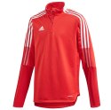 Adidas teamwear Bluza dla dzieci adidas Tiro 21 Training Top Youth czerwona GM7323 Adidas teamwear Bluza dla dzieci adidas Tiro 21 Training Top Youth czerwona GM7323