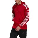 Adidas teamwear Bluza męska adidas Squadra 21 Hoodie czerwona GP6435